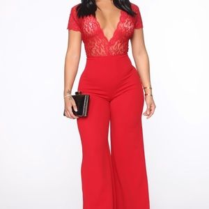 Lovely lace jumpsuit fashion Nova large
